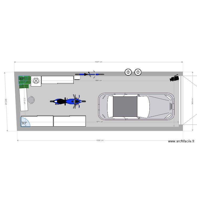 PLANS  NOUVEL ANGLE : BMW 430 D x DRIVE. Plan de 1 pièce et 31 m2