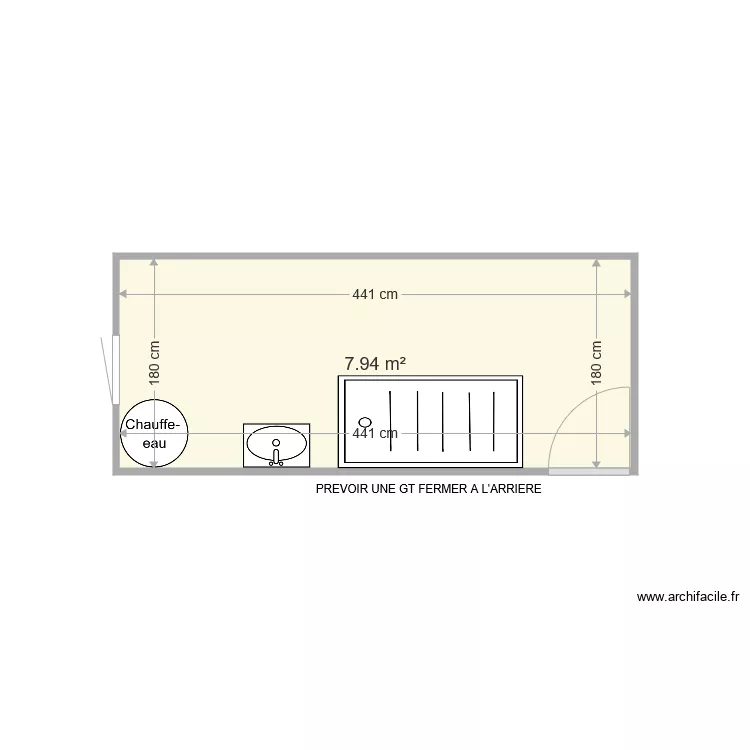 CALIS GERMAIN . Plan de 