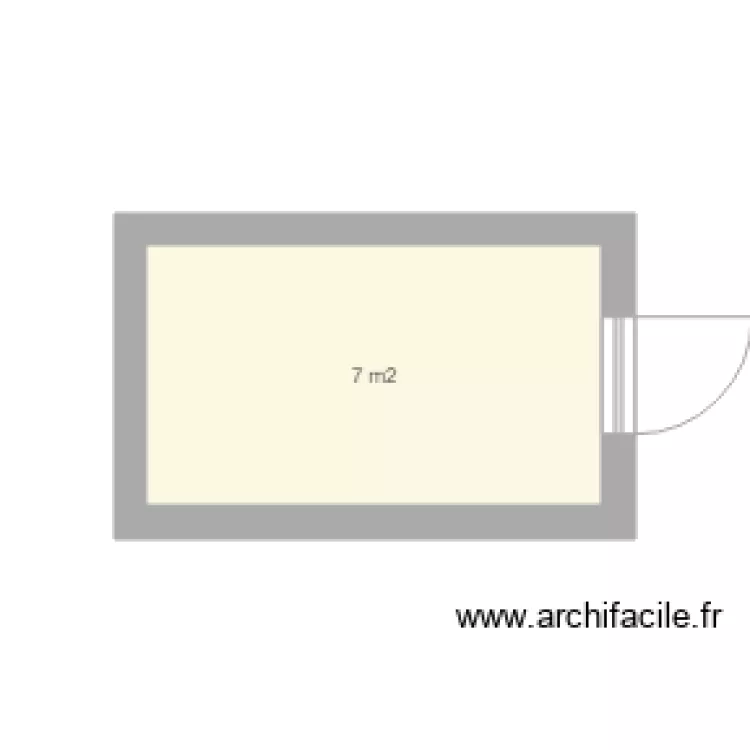Local atelier. Plan de Local atelier. Plan de