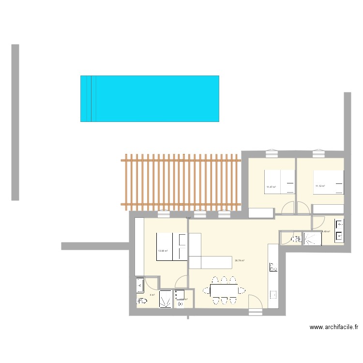 Paros Lefkes Atko bis. Plan de 0 pièce et 0 m2