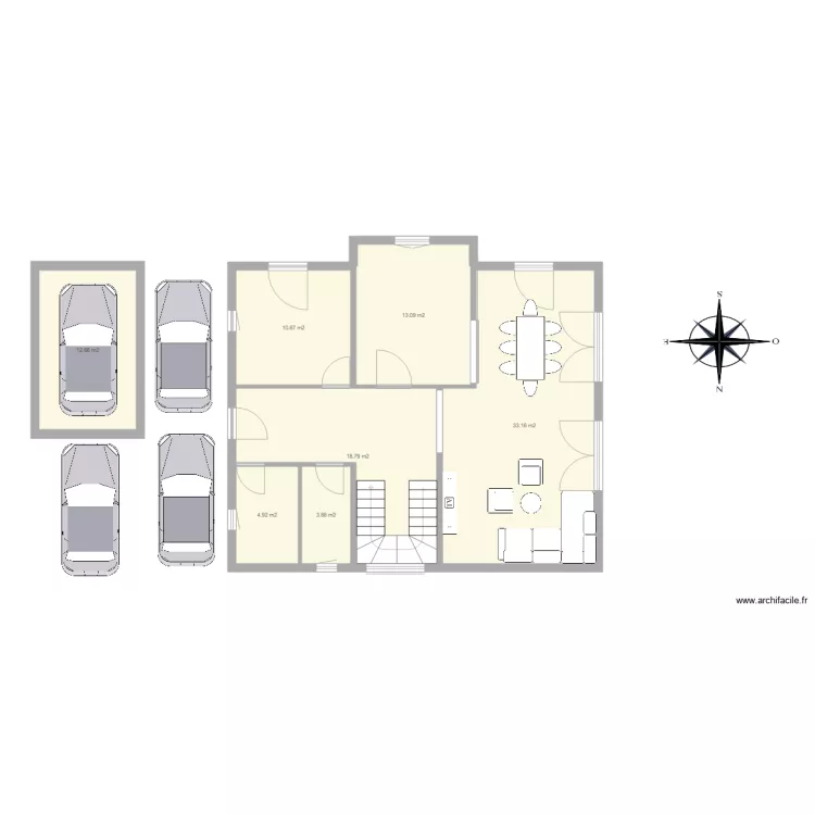 Maison Eckental. Plan de 
