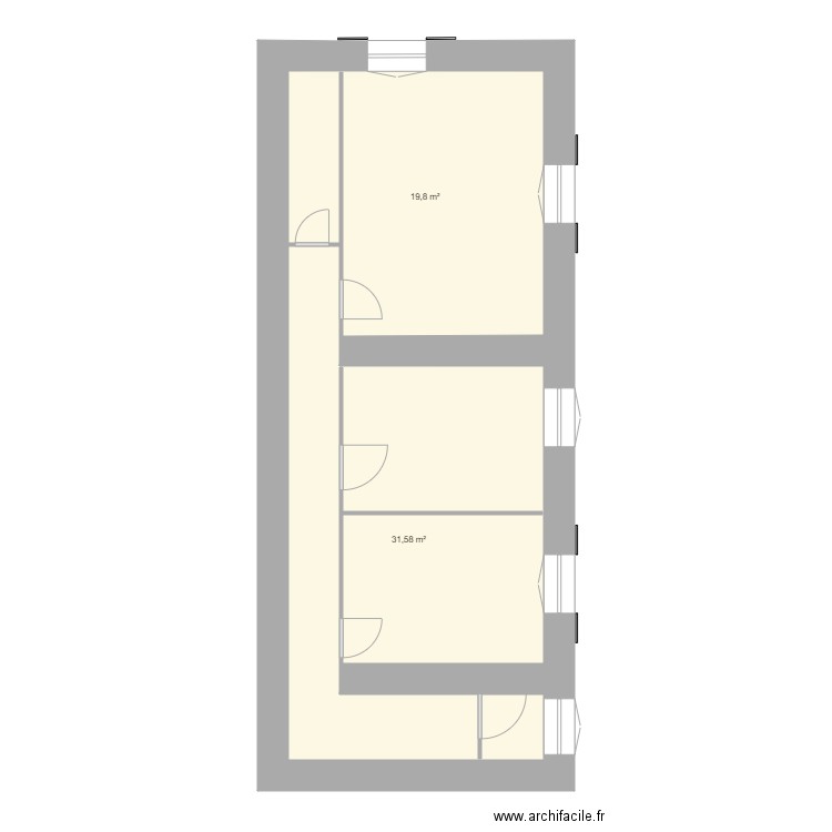 pinay etage. Plan de 0 pièce et 0 m2