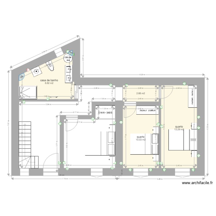 1er etage meixedo. Plan de 0 pièce et 0 m2