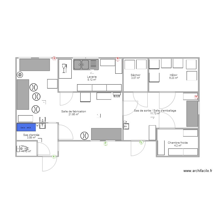 Fromagerie Masset V1b. Plan de 0 pièce et 0 m2