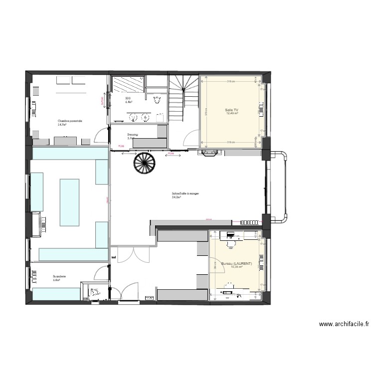 13QR . Plan de 0 pièce et 0 m2
