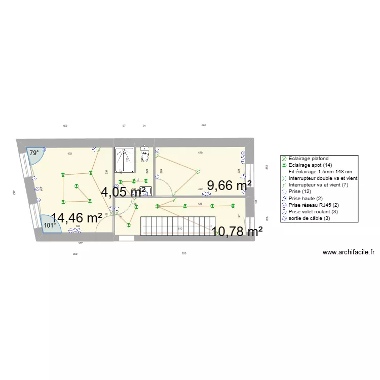 Plan de Vimy Etage elec. Plan de 