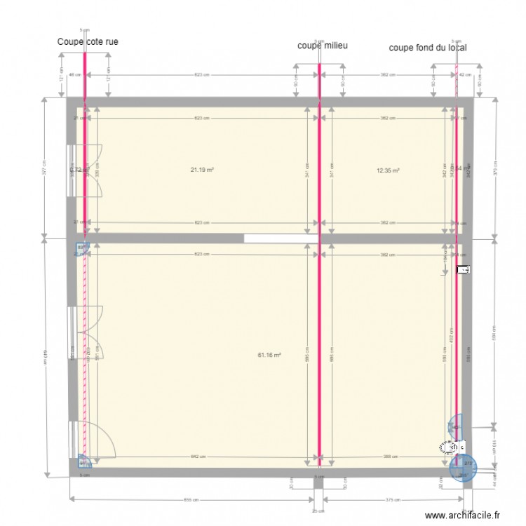 DP BEGLES local toit. Plan de 0 pièce et 0 m2