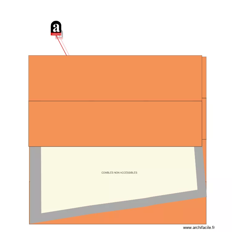 PLAN GOSSELIN AMIANTE BIS. Plan de 