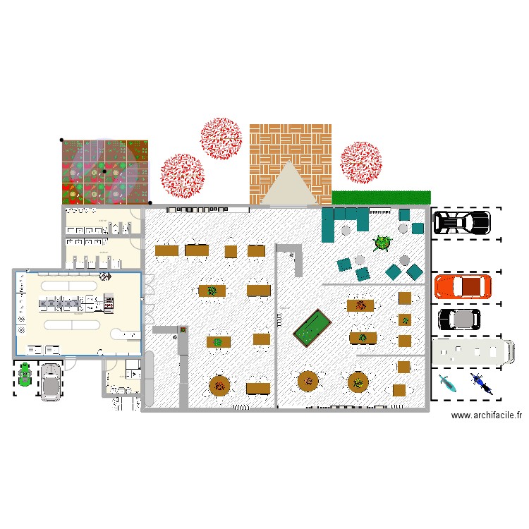 le enzo. Plan de 5 pièces et 369 m2