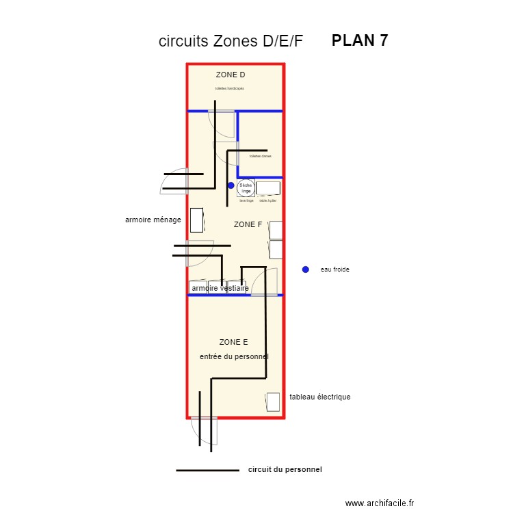 ZONES D E F circuit personnel 190219. Plan de 0 pièce et 0 m2
