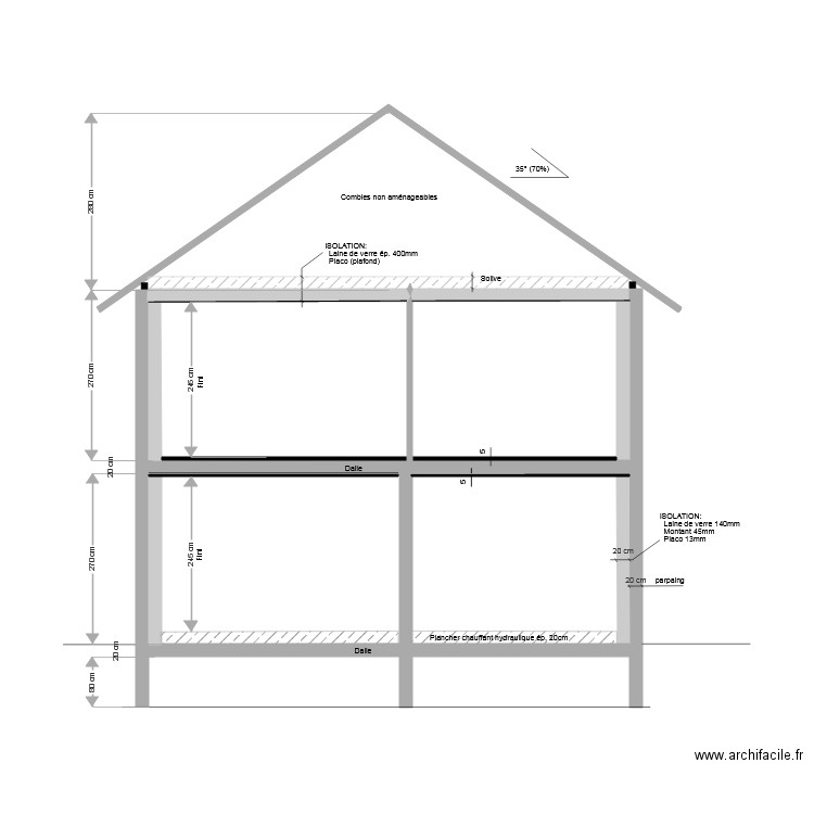 Coupe BB V2. Plan de 0 pièce et 0 m2