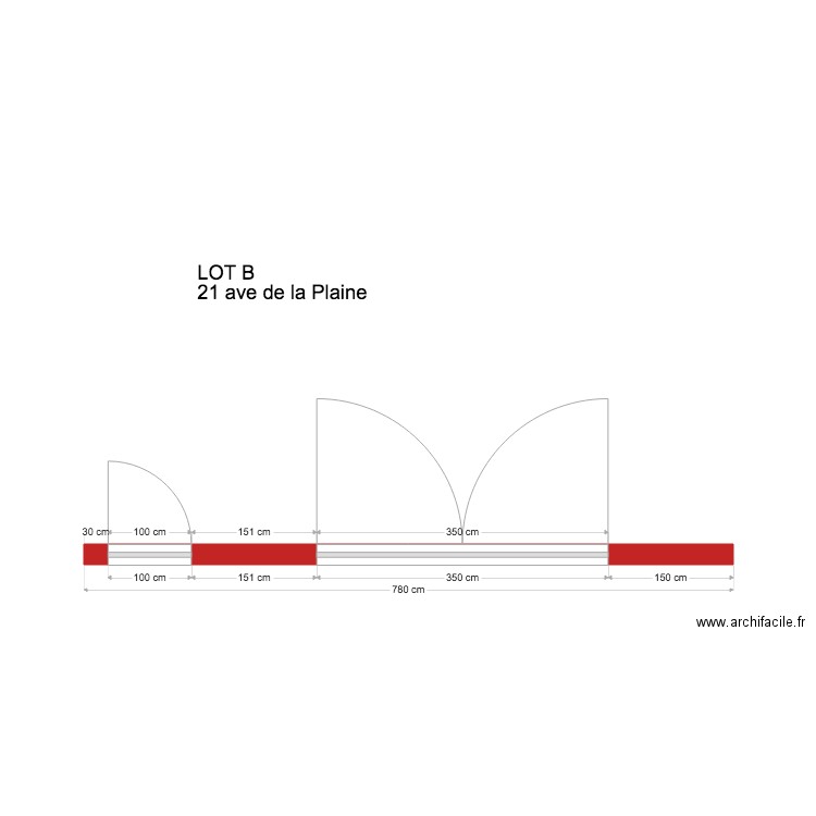 cloture LOT B Plaine 06 2019. Plan de 0 pièce et 0 m2