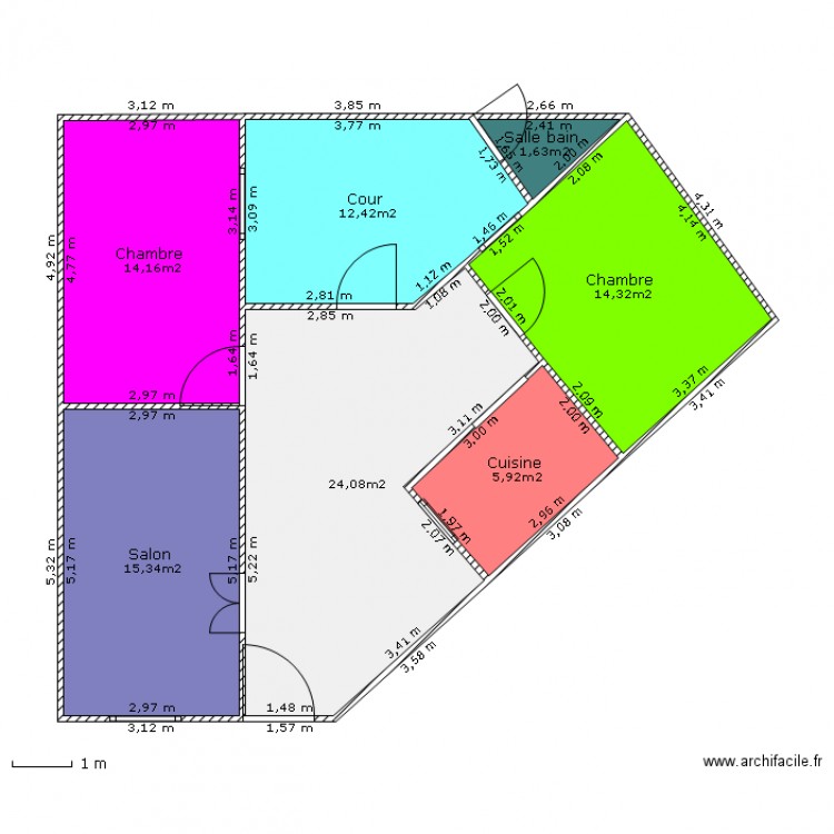 INTILAK-664-3P. Plan de 0 pièce et 0 m2