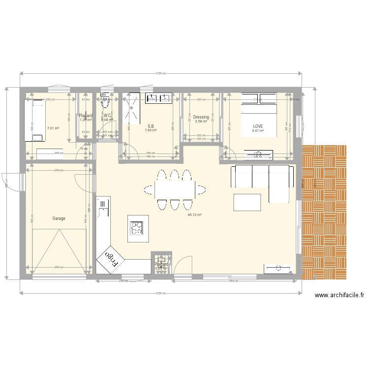 Plan 3. Plan de 0 pièce et 0 m2