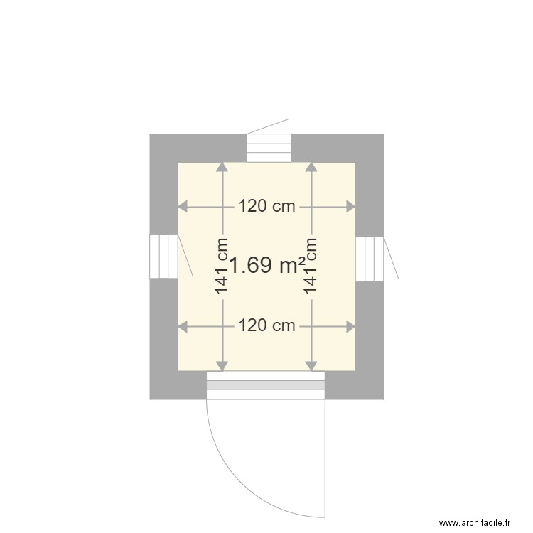 cabane gardien. Plan de 0 pièce et 0 m2