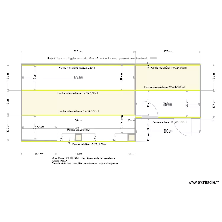 Plan SOUBIRANT. Plan de 