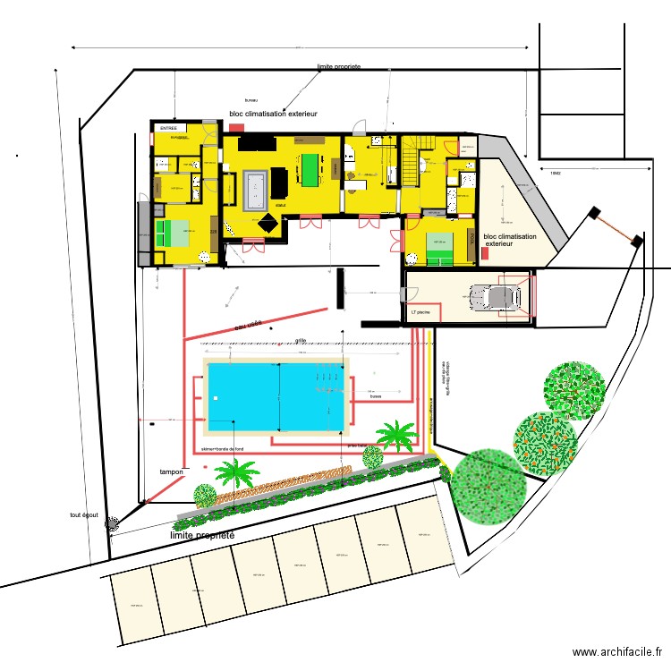 PISCINE 333 tuyaux. Plan de 0 pièce et 0 m2