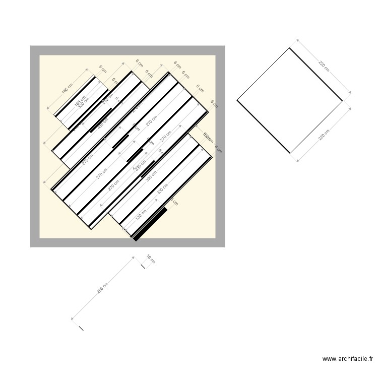 Terrasse Vue ensemble. Plan de 0 pièce et 0 m2