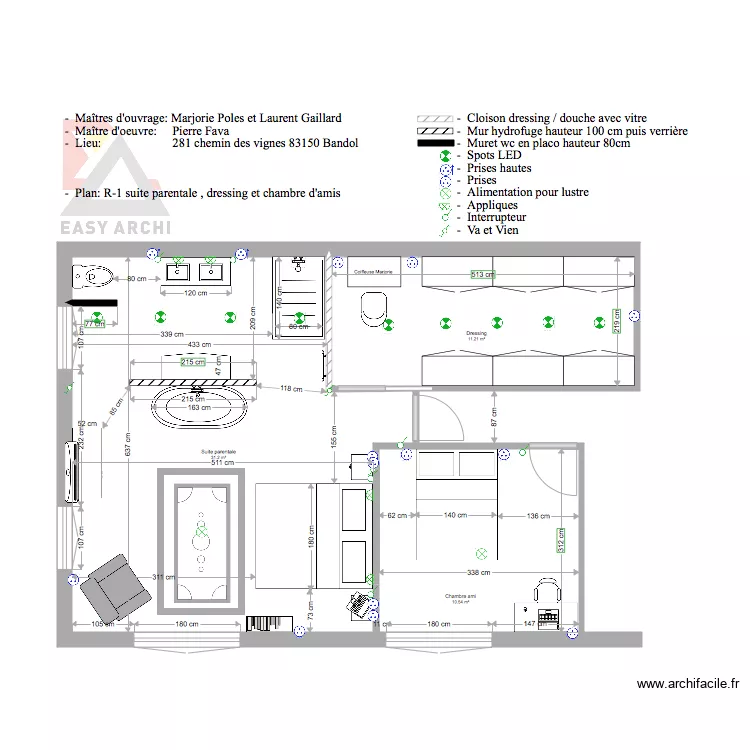 Projet gaillard pôles espace parentale. Plan de Projet gaillard pôles espace parentale. Plan de