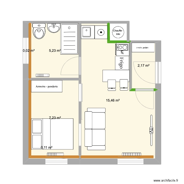 Plan - Propal def. Plan de 6 pièces et 30 m2