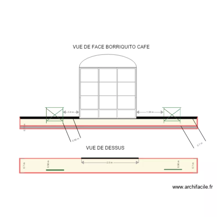 VUE DE FACE V1. Plan de VUE DE FACE V1. Plan de