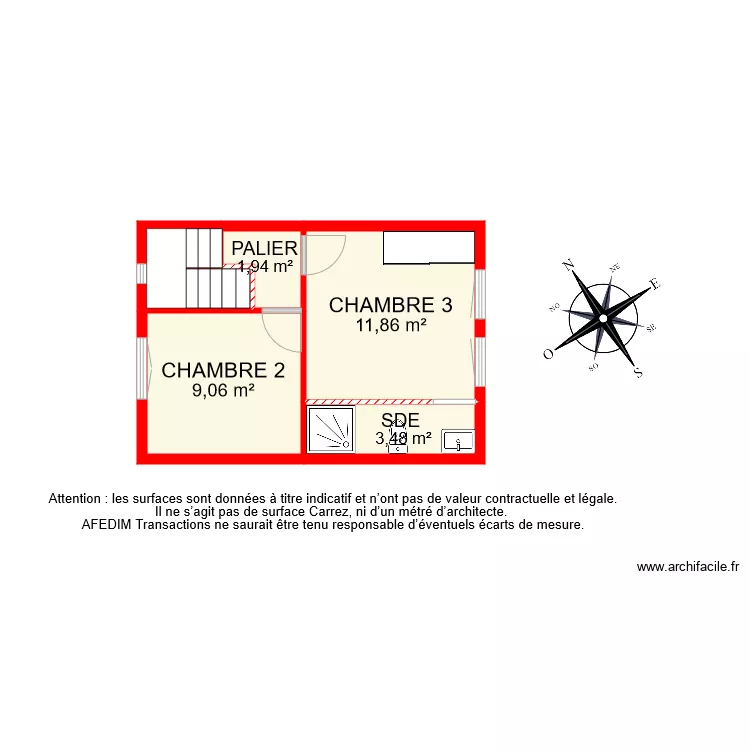 BI 8369 ETAGE . Plan de 