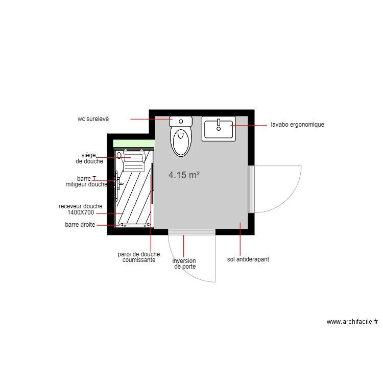 DOINEAUX. Plan de 0 pièce et 0 m2