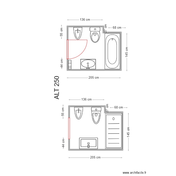 ANGEL VIGARA. Plan de 2 pièces et 6 m2