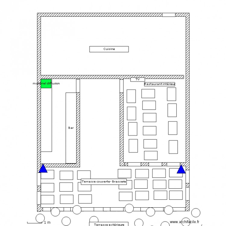 Resto La Langouste. Plan de 0 pièce et 0 m2