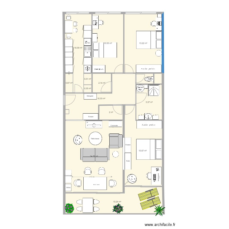 Sceaux Curie 2. Plan de 0 pièce et 0 m2