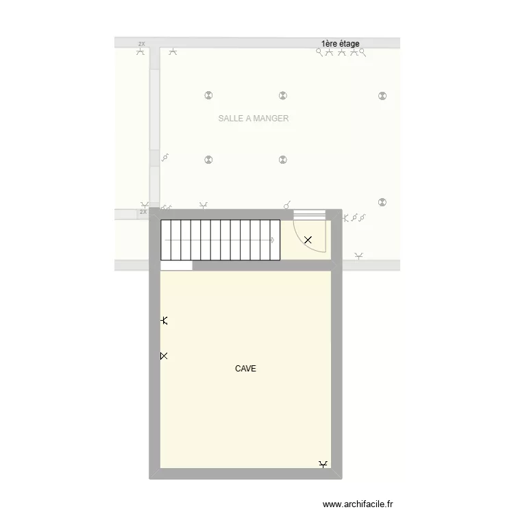 GINA 1 ETAGE. Plan de 