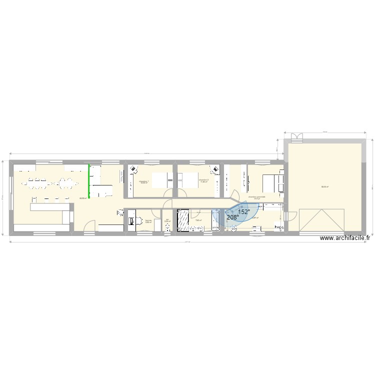 maison. Plan de 0 pièce et 0 m2