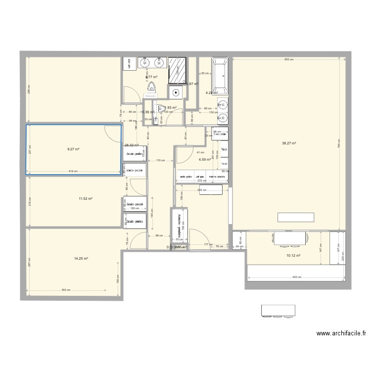 PLAN AVR V21 OPTION3. Plan de 0 pièce et 0 m2