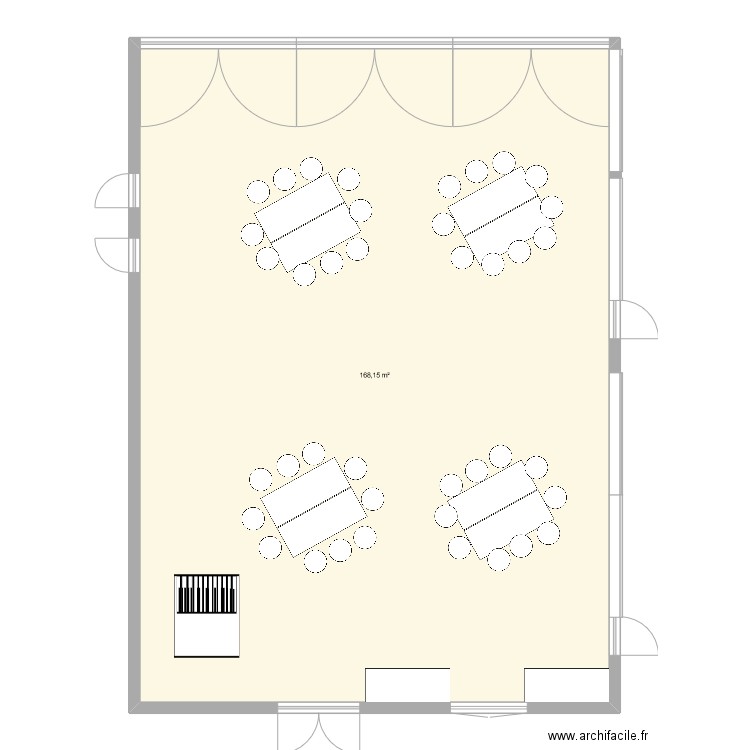 Espace de vie - rencontre des aînés. Plan de 0 pièce et 0 m2