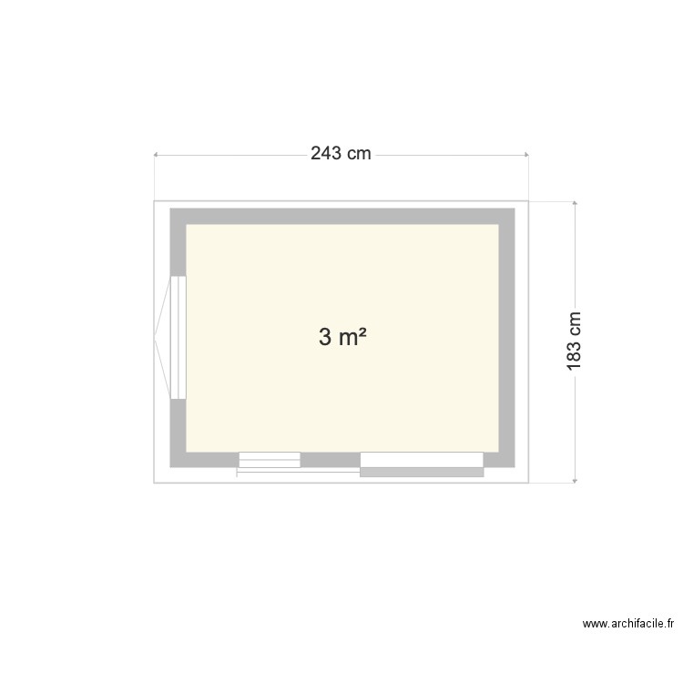 Abris de jardin. Plan de 0 pièce et 0 m2