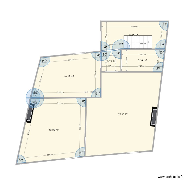 annececile. Plan de 0 pièce et 0 m2