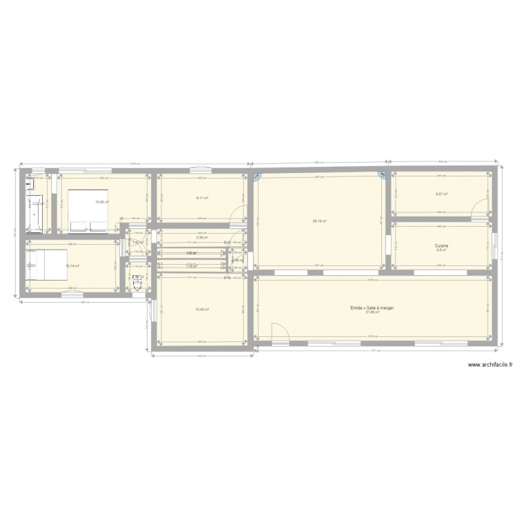 Maison 2017extension  version3. Plan de 0 pièce et 0 m2
