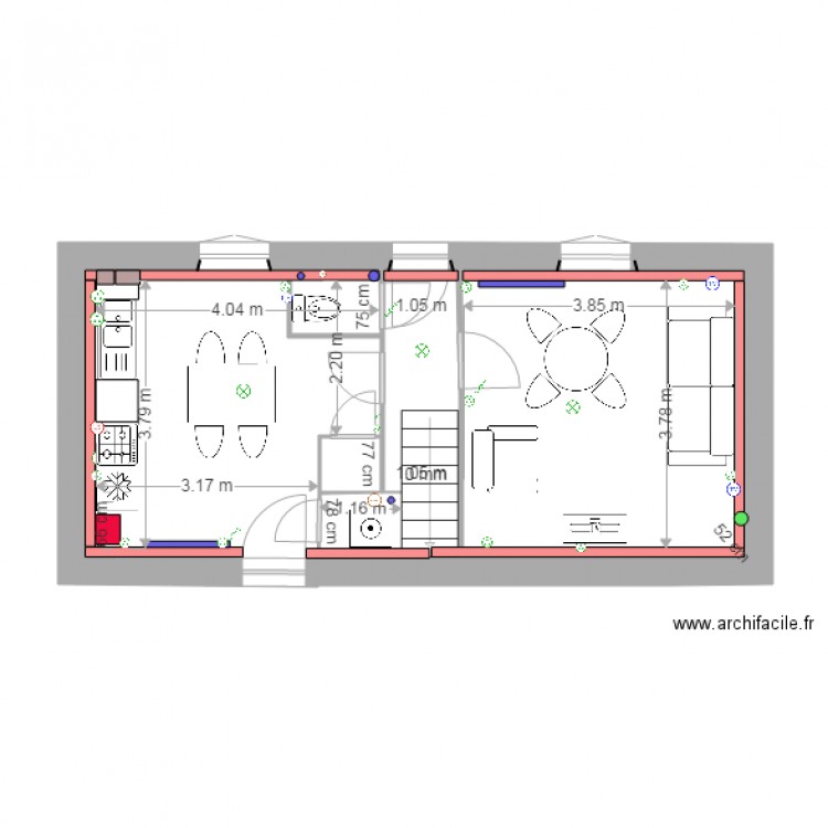 rez de chaussee 2906d. Plan de 0 pièce et 0 m2