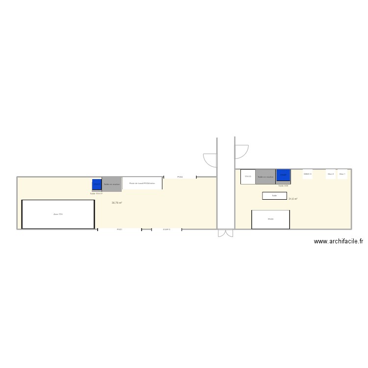 SB TTH17-TTH27 1. Plan de 2 pièces et 58 m2