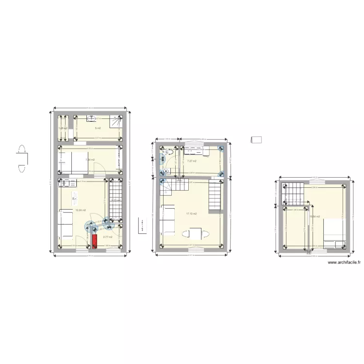 quai de somme. Plan de 