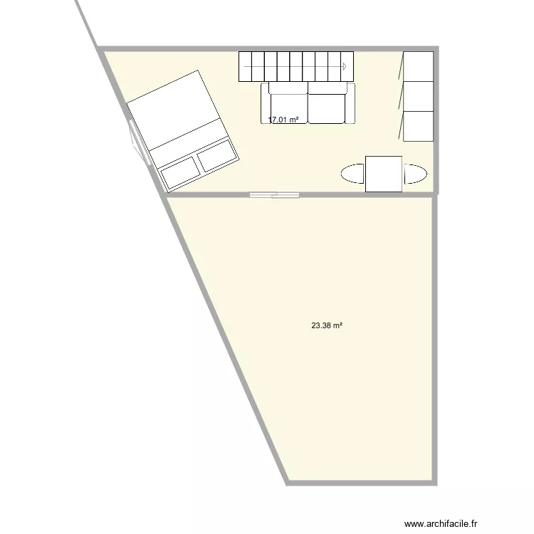 studio lolo bis. Plan de 