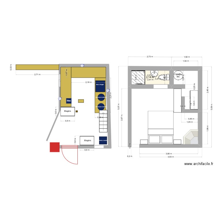Atelier vernou. Plan de 0 pièce et 0 m2