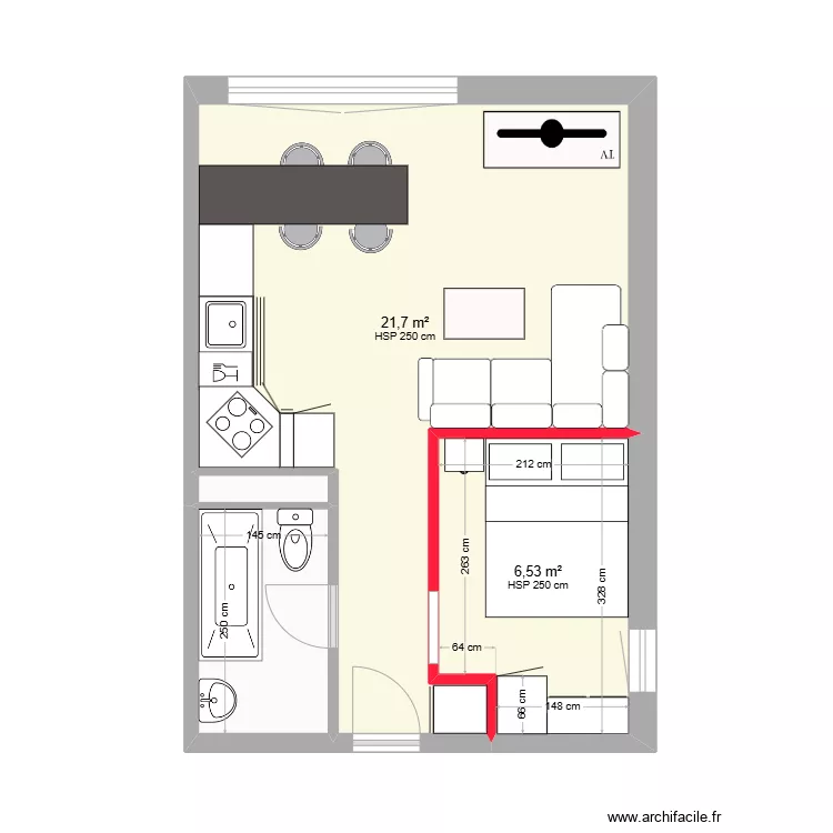 Le Châble Torgon Appart Sylvain. Plan de Le Châble Torgon Appart Sylvain. Plan de