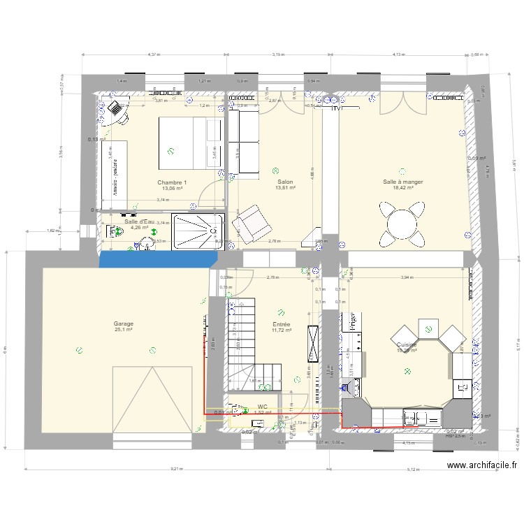 Cave Maintenant RdC. Plan de 0 pièce et 0 m2