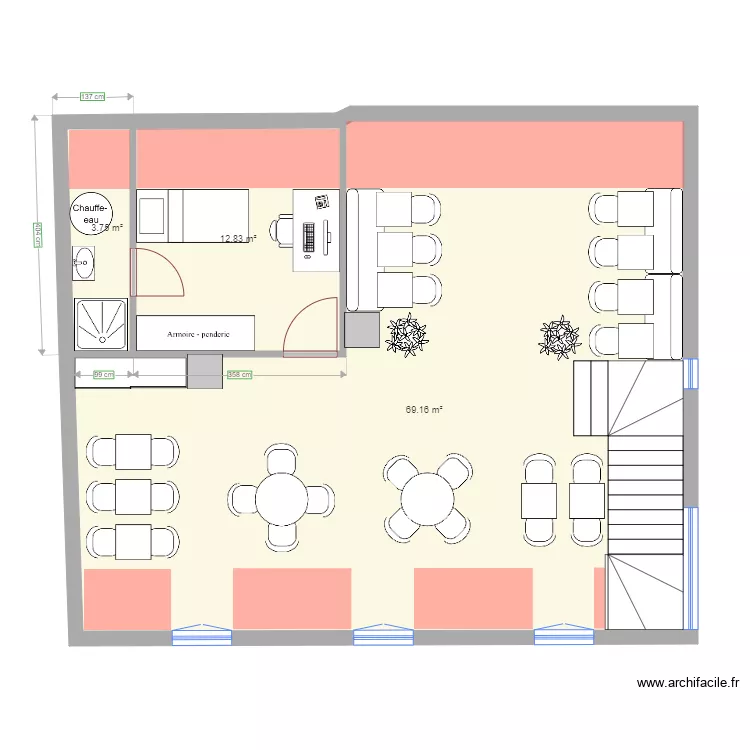 Verneuil Etage v8 haut. Plan de 
