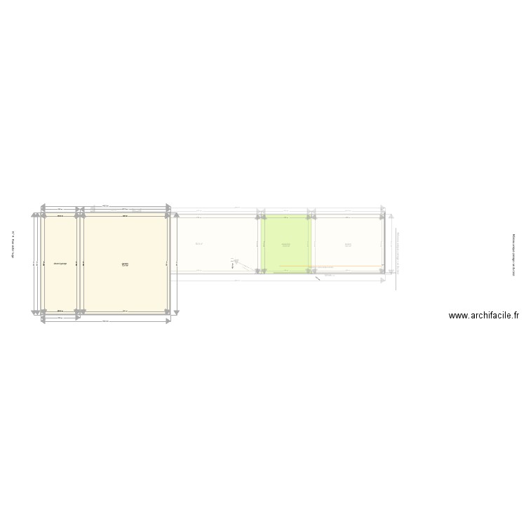 projet extension 2. Plan de 0 pièce et 0 m2