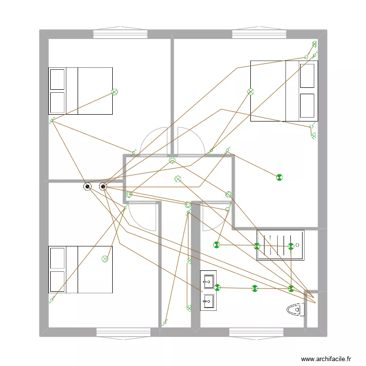 Etage GG Anould Eclairage. Plan de Etage GG Anould Eclairage. Plan de