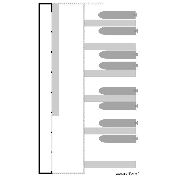 PORT PLAN SEQ CLDS. Plan de 2 pièces et 520 m2