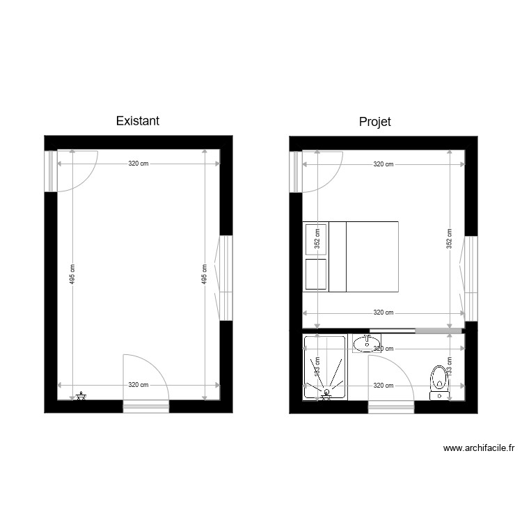 LE Baillier. Plan de 0 pièce et 0 m2