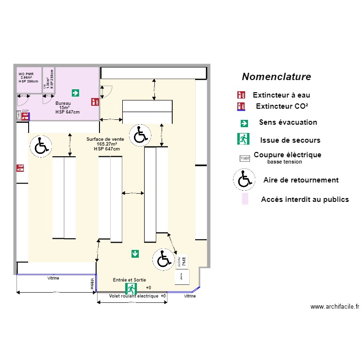 mama Market après projet. Plan de 0 pièce et 0 m2